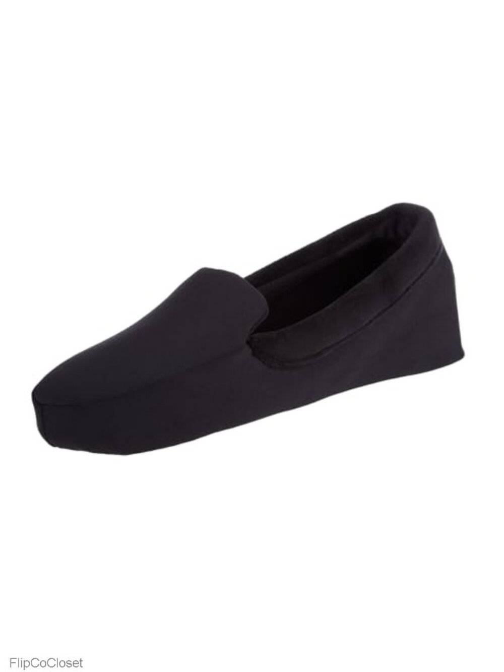 Velour Moc Slipper with Suede Sole Contoured Ivy Spandex